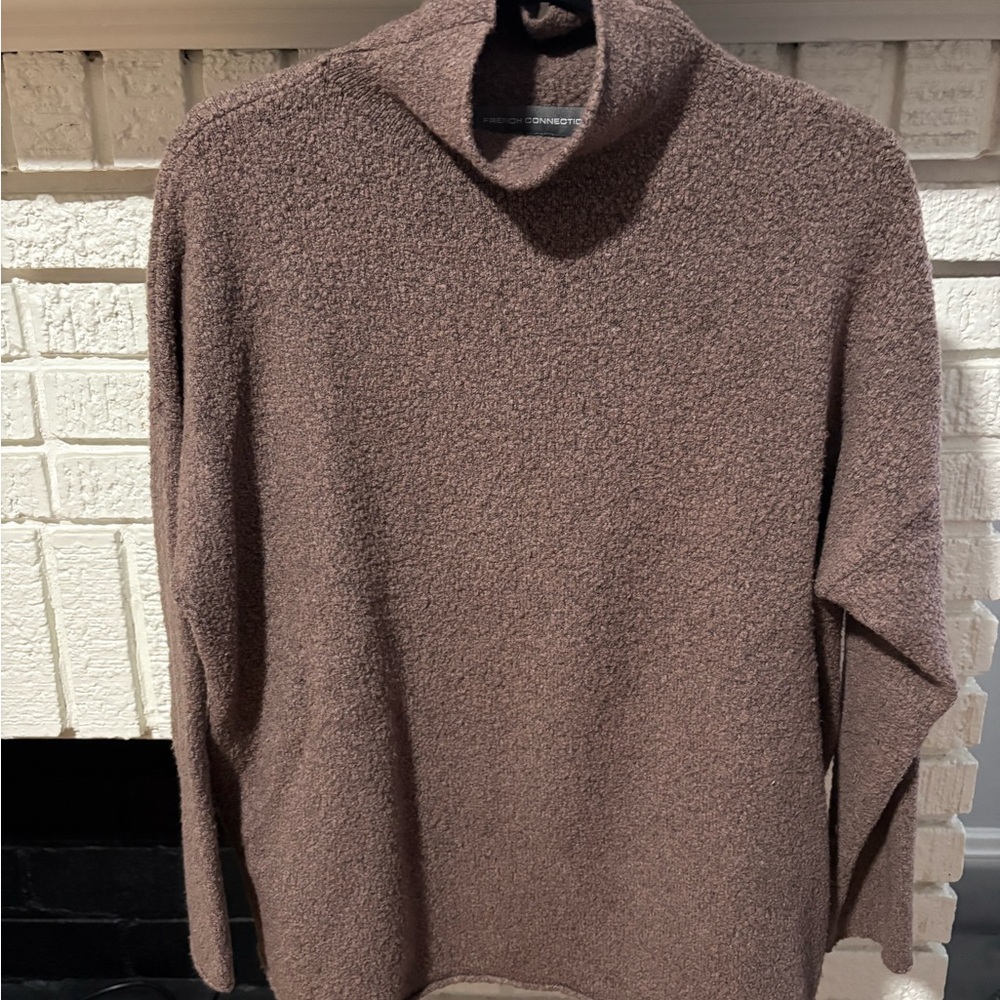 French Connection Oversized Mock Neck Sweater